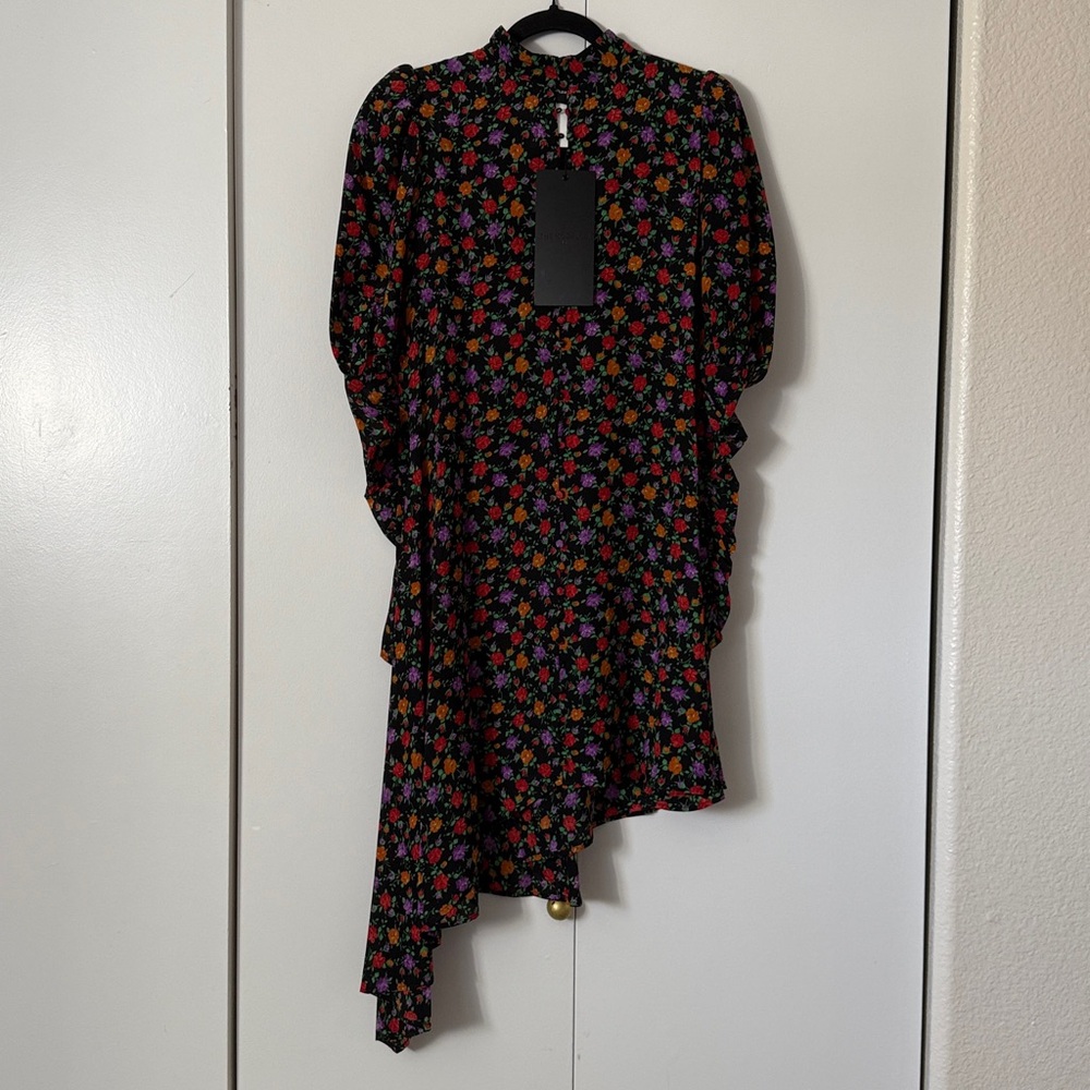 The Kooples Floral Asymmetrical Dress
